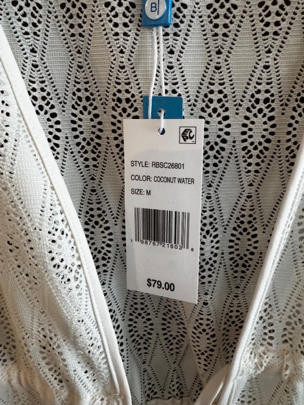 Bleu Rod Beattie Sunkissed Crochet Caftan Beach Cover Up - Picture 6 of 7